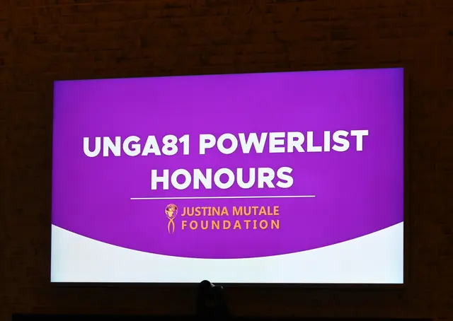 The UNGA81 Powerlist Honours, hosted by the Justina Mutale Foundation